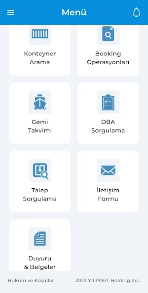 Yılport Infinity Mobile Screenshot 2