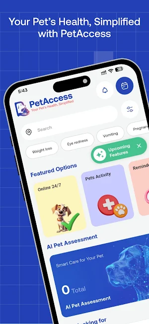 PetAccess: Pet Care, Vets 24/7 Screenshot 0