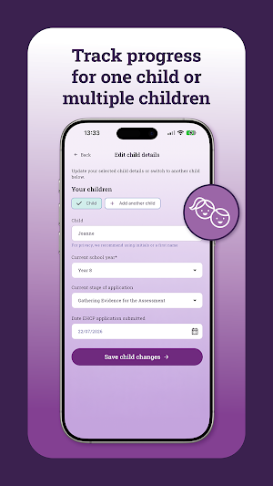 EHCP Tracker Screenshot 1