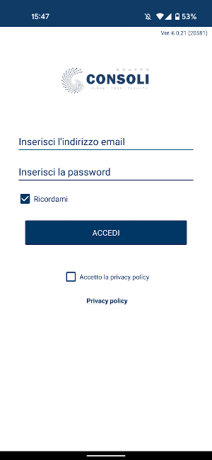 Gruppo Consoli CRM Screenshot 0