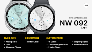 NW092 light: Analog watch face Screenshot 0