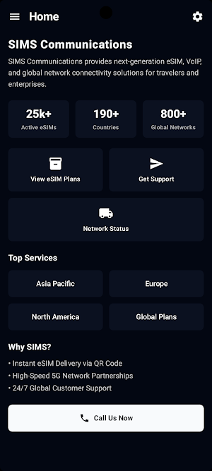tSIMS: SIM & VoIP Tools Screenshot 0