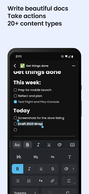 AppFlowy Screenshot 1