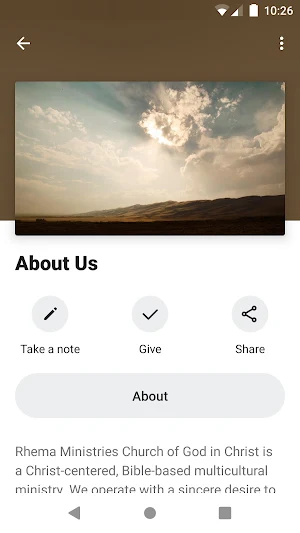 RHEMA Ministries COGIC Screenshot 1