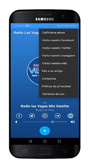 Radio las Vegas Mix Satelite Screenshot 1
