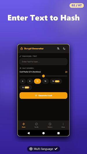 Bcrypt Generator Screenshot 1