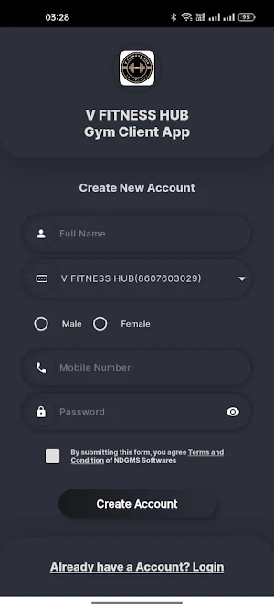 V FITNESS HUB Screenshot 1