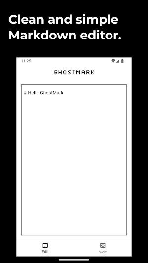 GhostMark: Markdown Editor Screenshot 0