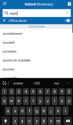 Oxford English Urdu Dictionary Screenshot 1