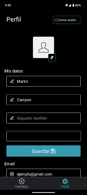 FutbolArandas Screenshot 2