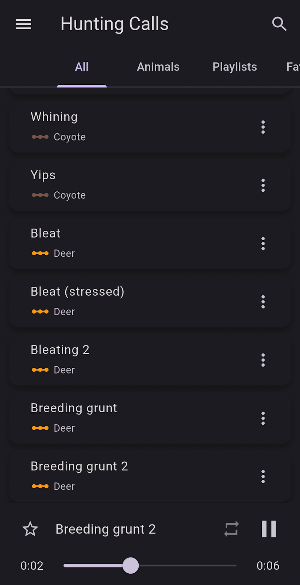 Hunting Calls: All-In-One App Screenshot 1