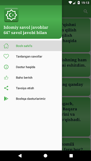 Islomiy savol javoblar Screenshot 2