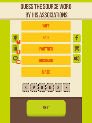 Guess the word - 5 Clues, word games for free Screenshot 0