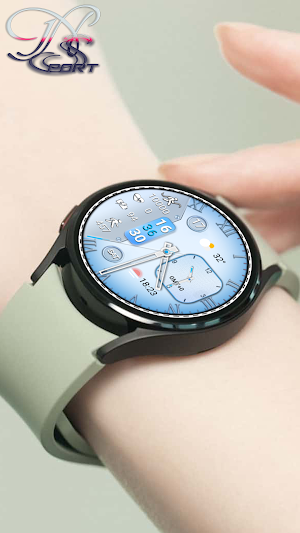 [N-SPORT299] Coral Watch Face Screenshot 3