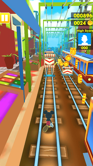 Mickey Run Subway Adventure Screenshot 1