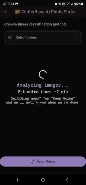ClutterBang: AI Photo Sorter Screenshot 1