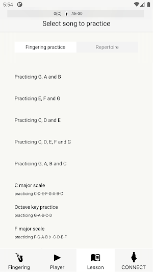 Aerophone Lesson Screenshot 3