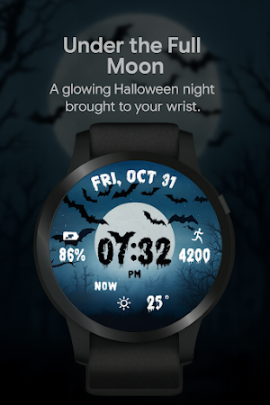 Halloween Night WatchFace Screenshot 1