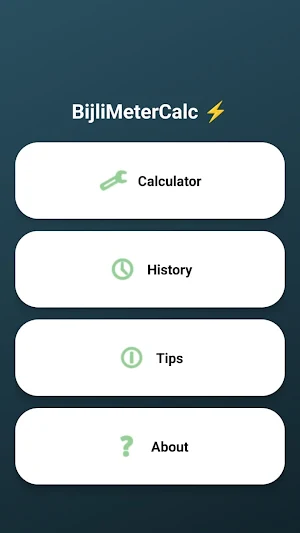 BijliMeterCalc Screenshot 2
