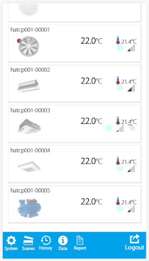 Daikin D'SmartOffice App Screenshot 2