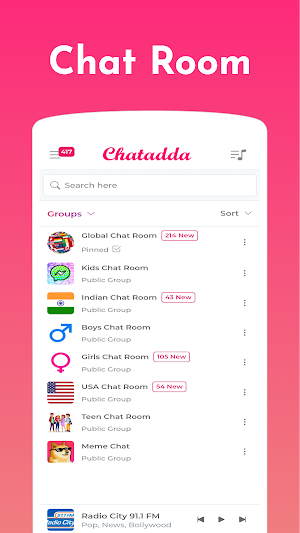 Adda.Chat Chatroom by ChatAdda Screenshot 0