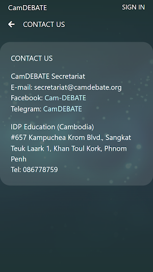 CamDEBATE Screenshot 2