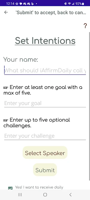 iAffirm Daily Screenshot 2