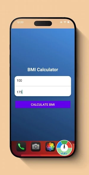 BMI Calculator Screenshot 2