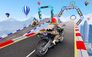 Superhero Bike GT Stunt Race Screenshot 3