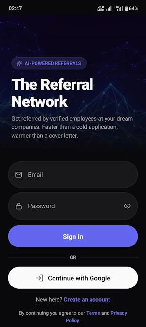 The Referal Network Screenshot 0