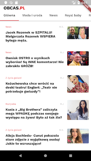 Obcas.pl Screenshot 2