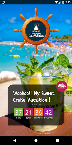 My Cruise Countdown Screenshot 2