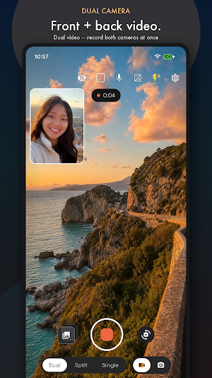 Dual Camera: Front & Back Screenshot 2