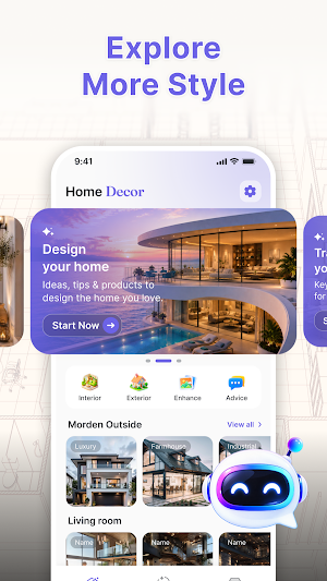 Home AI Decor - AI Interior Screenshot 1