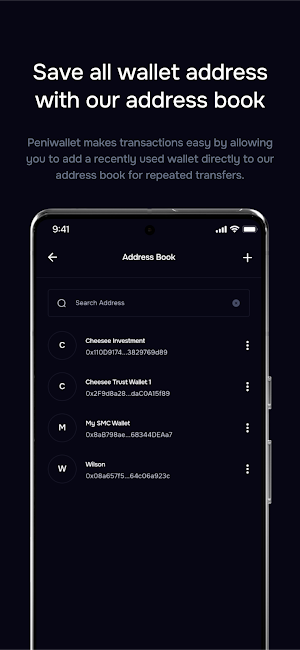 Peniwallet Screenshot 2