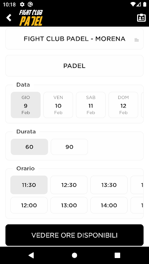 Fight Club Padel Screenshot 3
