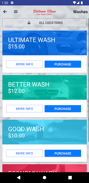 Extreme Clean Car Care Center Screenshot 2