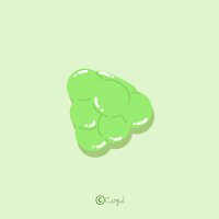 카카오톡 테마 - 구미구미젤리_청포도그린 (카톡테마)