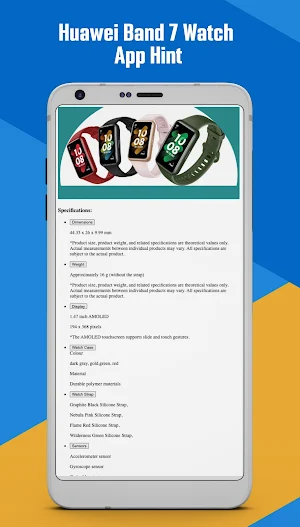 Huawei Band 7 Watch App Hint Screenshot 2