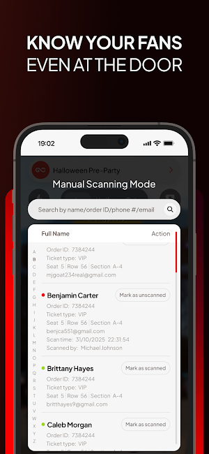 GO-OUT Scanner Screenshot 1