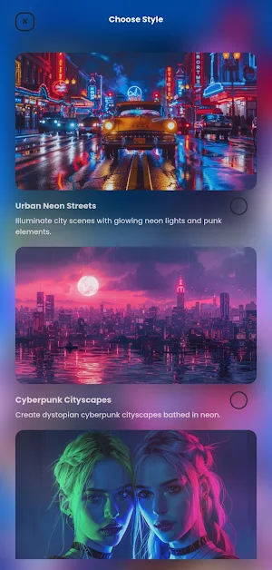 Neon Art - AI Art Generator Screenshot 1