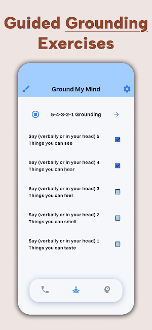Ground My Mind: Anxiety & Calm Screenshot 1