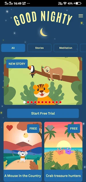 Good Nighty: Bedtime stories Screenshot 1