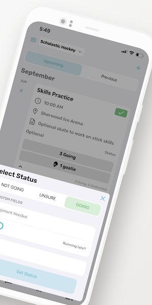 Crosscheck Sports Screenshot 1