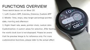 Misty Blue Dream For Wear OS Screenshot 2
