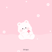 카카오톡 테마 - 곰도리도리_벚꽃