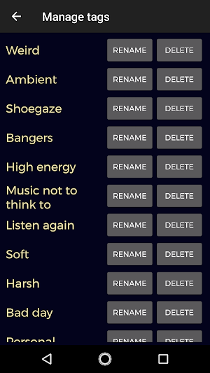 Saved Album Organiser/Tagger f Screenshot 3