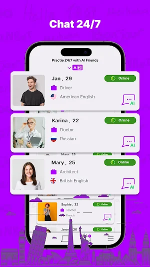 aiLango - Chat with AI Friends Screenshot 3