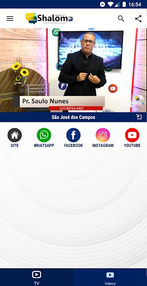 TV Shalom SJC Screenshot 0