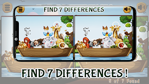 Find 7 Difference Animals Screenshot 1